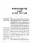 Research paper thumbnail of COMO NEGOCIAR EN EL MEDIO ORIENTE SEGÚN WUNDERLE