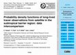 Research paper thumbnail of Probability density functions of long-lived tracer observations from satellite in the subtropical barrier region: data intercomparison