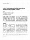 Research paper thumbnail of Effects of Rhizoctonia infection and drought on peroxidase and chitinase activity in Norway spruce (Picea abies)