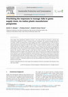 Research paper thumbnail of Prioritizing the responses to manage risks in green supply chain: An Indian plastic manufacturer perspective