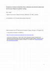 Research paper thumbnail of Estimate of climate sensitivity from carbonate microfossils dated near the Eocene-Oligocene global cooling