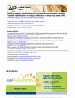 Research paper thumbnail of Study of organic photovoltaics by localized concentrated sunlight