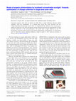 Research paper thumbnail of Analysis of light intensity dependence of organic photovoltaics: Towards efficient large-area solar cells