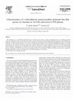 Research paper thumbnail of Characteristics of a well-adherent nanocrystalline diamond thin film grown on titanium in Ar/CH4 microwave CVD plasma