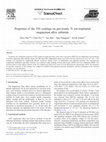 Research paper thumbnail of Properties of the TiN coatings on previously Ti ion-implanted magnesium alloy substrate