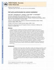 Research paper thumbnail of Cell cycle synchronization by nutrient modulation