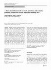 Research paper thumbnail of A three-tiered framework to select, prioritize, and evaluate potential wetland and stream mitigation banking sites