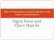 Research paper thumbnail of Ogyū Sorai and Cho'e Han-ki: Fate of Naturalism in Early Modern East Asian Confucianisms