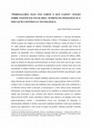 Research paper thumbnail of " PERDOAI-LHES, ELES NÃO SABEM O QUE FAZEM " : ENSAIO SOBRE VIOLÊNCIAS ESCOLARES, TENDENCIAS PEDAGÒGICAS E EDUCAÇÃO CIENTÍFICA E TECNOLÓGICA