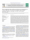 Research paper thumbnail of Effect of neighbouring village conditions and infrastructure interdependency on economic opportunity: A case study of the Yogyakarta region, Indonesia