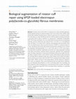 Research paper thumbnail of Biological augmentation of rotator cuff repair using bFGF-loaded electrospun poly(lactide-co-glycolide) fibrous membranes