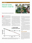 Research paper thumbnail of Mowrah butter: Nature's novel fat