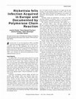 Research paper thumbnail of Rickettsia felis infection acquired in Europe and documented by polymerase chain reaction