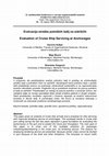 Research paper thumbnail of Evaluation of cruise ship servicing at anchorages