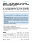 Research paper thumbnail of Influenza A H5N1 clade 2.3. 4 virus with a different antiviral susceptibility profile replaced clade 1 virus in humans in northern Vietnam