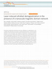 Research paper thumbnail of Laser-induced ultrafast demagnetization in the presence of a nanoscale magnetic domain network