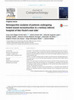 Research paper thumbnail of Retrospective analysis of patients undergoing bowel transit reconstruction in a tertiary referral hospital of São Paulo's east side