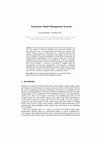 Research paper thumbnail of Enterprise model management systems