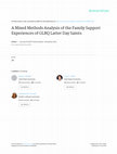 Research paper thumbnail of A Mixed Methods Analysis of the Family Support Experiences of GLBQ Latter Day Saints