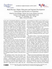 Research paper thumbnail of Book Review: Higher Education and National Development: Universities and Societies in Transition