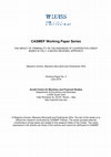 Research paper thumbnail of THE IMPACT OF CRIMINALITY ON THE RISKINESS OF COOPERATIVE CREDIT BANKS IN ITALY: A MACRO REGIONAL APPROACH