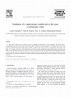 Research paper thumbnail of Validation of a rapid urinary iodide test in the goat: a preliminary study