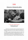 Research paper thumbnail of SIM Amores domesticados VICENTE CECIM