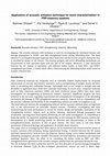 Research paper thumbnail of Application of Acoustic Emission Technique for Bond Characterization in FRP-Masonry Systems