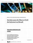 Research paper thumbnail of Os dois anos do Marco Civil da Internet no Brasil