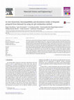 Research paper thumbnail of In-vitro bioactivity, biocompatibility and dissolution studies of diopside prepared from biowaste by using sol–gel combustion method