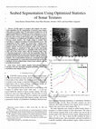 Research paper thumbnail of Seabed segmentation using optimized statistics of sonar textures