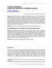 Research paper thumbnail of Un objeto imposible: Acerca del análisis del fenómeno nacional