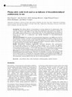 Research paper thumbnail of Plasma nitric oxide levels used as an indicator of doxorubicin-induced cardiotoxicity in rats