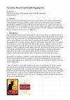 Research paper thumbnail of On Artistic Research and Socially-Engaging Arts