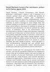 Research paper thumbnail of Daniel Martinez, "Carnets d'un intérimaire"