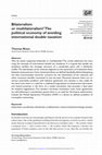 Research paper thumbnail of Bilateralism or multilateralism? The political economy of avoiding international double taxation