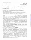 Research paper thumbnail of Serum troponin T measurement in patients with chronic renal impairment predicts survival and vascular disease: a 2 year prospective study