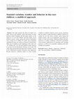 Research paper thumbnail of Seasonal variation, weather and behavior in day-care children: a multilevel approach