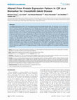 Research paper thumbnail of Altered Prion Protein Expression Pattern in CSF as a Biomarker for Creutzfeldt-Jakob Disease