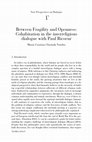 Research paper thumbnail of Between Fragility and Openness: Cohabitation in the interreligious dialogue with Paul Ricoeur