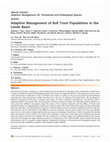 Research paper thumbnail of Adaptive Management of Bull Trout Populations in the Lemhi Basin