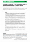 Research paper thumbnail of To sample or eradicate? A cost minimization model for monitoring and managing an invasive species