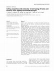 Research paper thumbnail of Safety properties and molecular strain typing of lactic acid bacteria from slightly fermented sausages