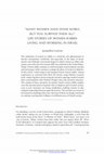 Research paper thumbnail of "Many Women Have Done Nobly, but You Surpass Them All": Life Stories of Women Rabbis Living and Working in Israel"