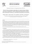 Research paper thumbnail of Electron Beam Absorption Algorithms for Electron Beam Melting Processes Simulated by a Three-Dimensional Thermal Free Surface Lattice Boltzmann Method in a Distributed and Parallel Environment