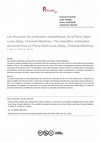 Research paper thumbnail of Les structures de combustion mésolithiques de la Pierre Saint-Louis (Geay, Charente-Maritime) / The mesolithic combustion structures from La Pierre-Saint-Louis (Geay, Charente-Maritime)