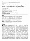 Research paper thumbnail of Information Flow Structure in Large-Scale Product Development Organizational Networks