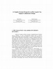 Research paper thumbnail of A Complex Systems Perspective on How Agents can Support Collaborative Design