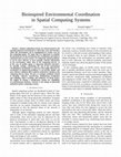 Research paper thumbnail of Bioinspired Environmental Coordination in Spatial Computing Systems