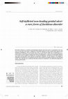 Research paper thumbnail of Self-inflicted non-healing genital ulcer: a rare form of factitious disorder